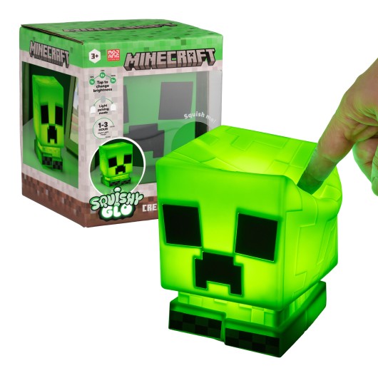 LAMPARA SILICONA RECARGABLE MINECRAFT