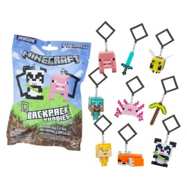 LLAVEROS BACKPACK BUDDIES MINECRAFT SERIE 2 CDU 24 UNIDADES 2