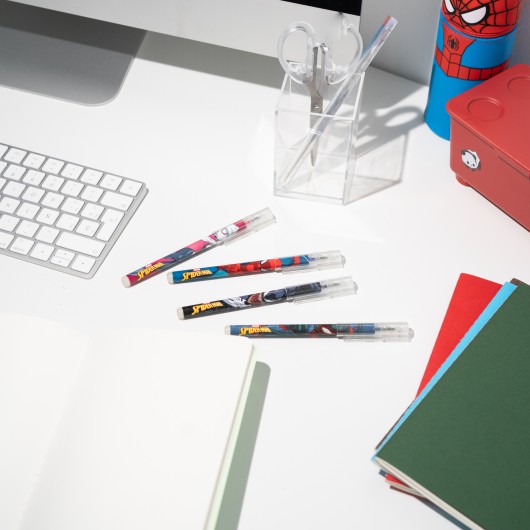 SET DE BOLIGRAFOS BORRABLES MARVEL SPIDERMAN