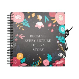 SCRAPBOOK ALBUM FOTO 26X26CM 40 PAGINAS BLUMMEN