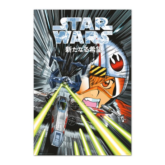 POSTER STAR WARS MANGA TRENCH RUN