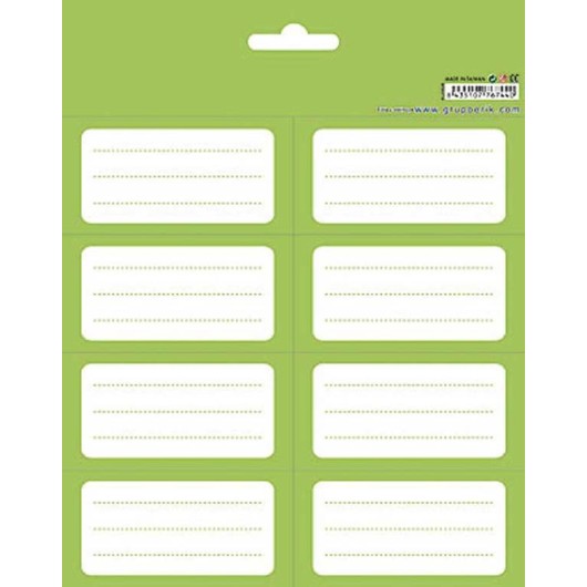 ETIQUETAS ADHESIVAS COLOR GREEN