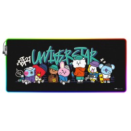 ALFOMBRILLA RATON XXL CON LUZ LED BT21