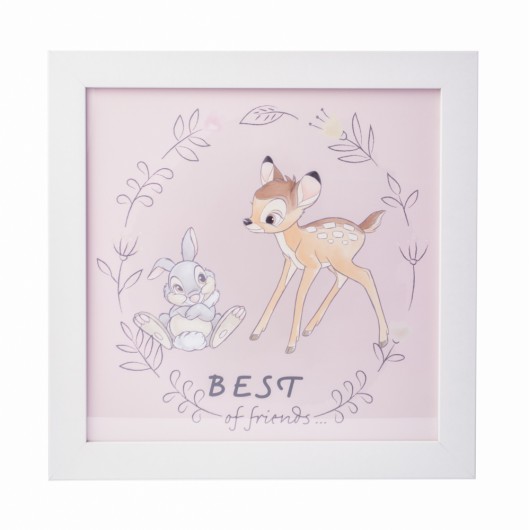 PRINT ENMARCADO 30X30 CM DISNEY BAMBI