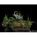 FIGURA ART SCALE JURASSIC WORLD EL REINO CAIDO VELOCIRAPTOR BLUE DELUXE