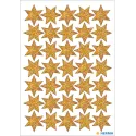 PEGATINAS DECOR ESTRELLAS DORADAS GLITTER
