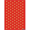 PEGATINAS DECOR ESTRELLAS ROJO Y ORO 6 mm