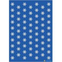 PEGATINAS DECOR ESTRELLAS AZUL Y PLATEADO 8 mm