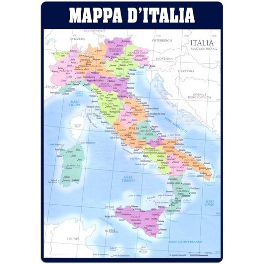 VADE ESCOLAR MAPPA DELL ITALIA