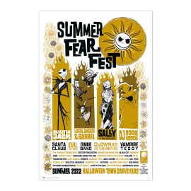 POSTER DISNEY PESADILLA ANTES DE NAVIDAD SUMMER FEAR FEST