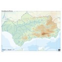 MAPA MUDO ANDALUCIA FISICO