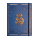 CUADERNO TAPA FORRADA PREMIUM PU REAL MADRID