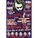 POSTER DC COMICS BATMAN Y JOKER QUOTOGRAPHY