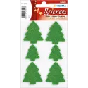 PEGATINAS MAGIC ARBOLES DE NAVIDAD FIELTRO