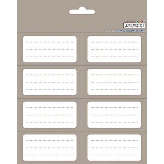 ETIQUETAS ADHESIVAS COLOR GREY