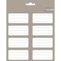 ETIQUETAS ADHESIVAS COLOR GREY