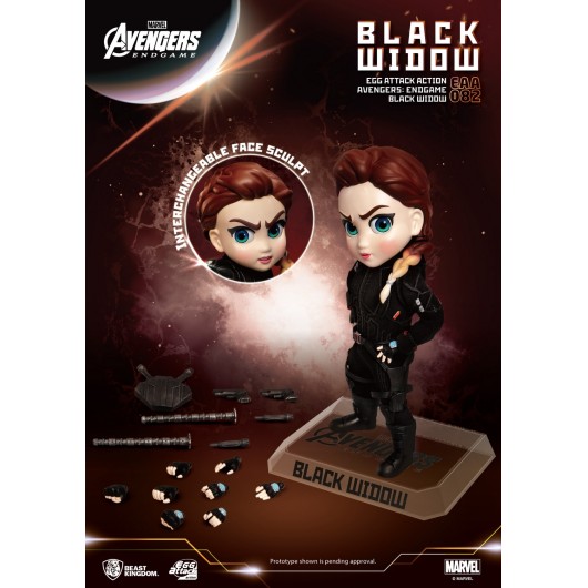 FIGURA MARVEL VIUDA NEGRA LOS VENGADORES ENDGAME