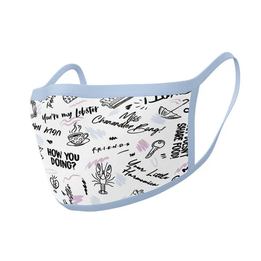 MASCARILLA FRIENDS FRASES