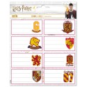 ETIQUETAS ADHESIVAS HARRY POTTER GRYFFINDOR