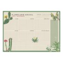 BLOC PLANIFICADOR SEMANAL A3 BOTANICAL CACTI ESPAÑOL KOKONOTE