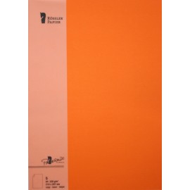 TARJETA A4 PAPERADO 5 UNIDADES NARANJA
