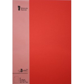 TARJETA A4 PAPERADO 5 UNIDADES TOMATE