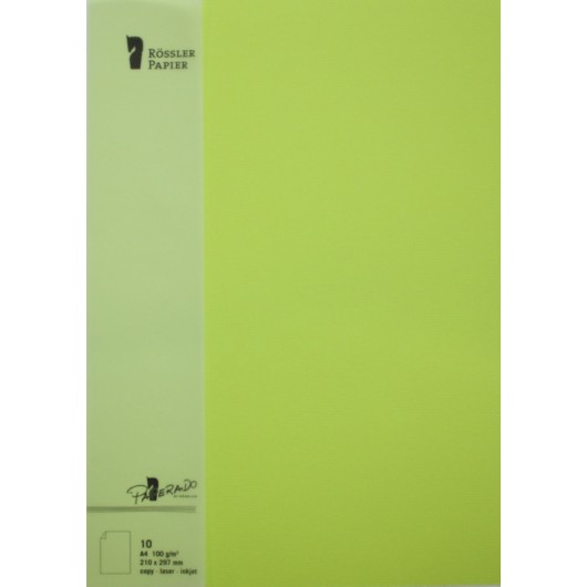 FOLIO A4 PAPERADO 10 UNIDADES VERDE LIMA