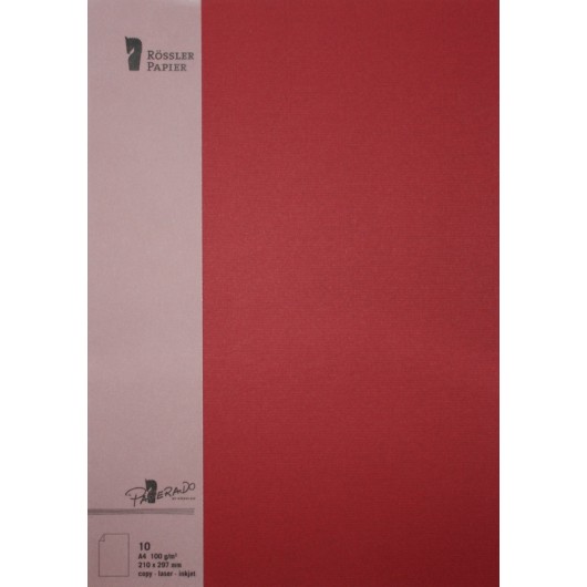 FOLIO A4 PAPERADO 10 UNIDADES GRANATE