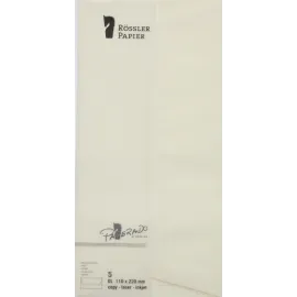 SOBRE DL AMERICANO PAPERADO 5 UNIDADES CREMA