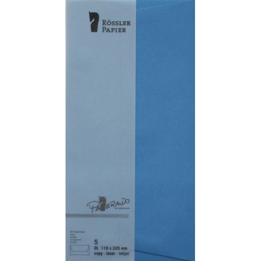 SOBRE DL AMERICANO PAPERADO 5 UNIDADES AZULON