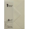 SOBRE C7 PAPERADO 5 UNIDADES CREMA