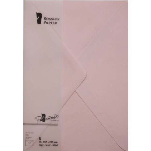 SOBRE C5 PAPERADO 5 UNIDADES ROSA