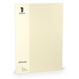 FOLIO A4 COLORETTI 10 UNIDADES CREMA