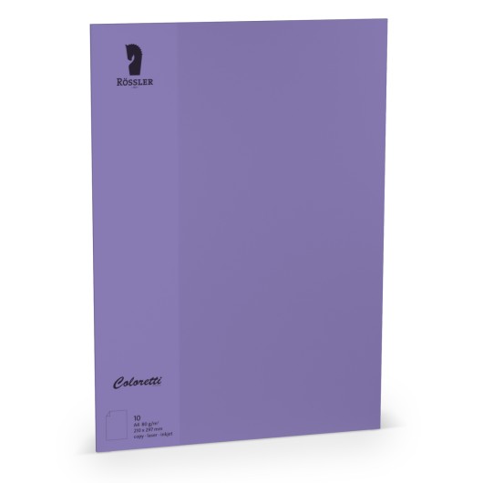FOLIO A4 COLORETTI 10 UNIDADES LILA