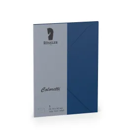 SOBRE C6 MINISTRO COLORETTI 5 UNIDADES AZUL JEANS