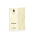 TARJETA A6 DOBLE COLORETTI 5 UNIDADES MARMOL CREMA