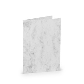 TARJETA A6 DOBLE COLORETTI 5 UNIDADES MARMOL GRIS 2