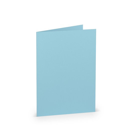 TARJETA A6 DOBLE COLORETTI 5 UNIDADES AZUL CIELO