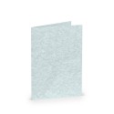 TARJETA A6 DOBLE COLORETTI 5 UNIDADES PERGAMINO AZUL