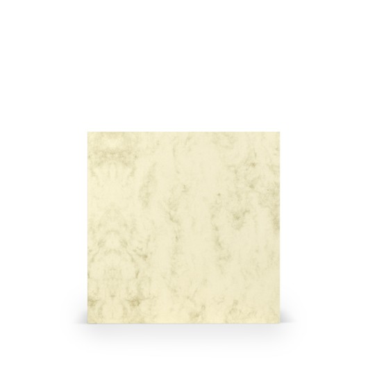 TARJETA DOBLE 157X157 COLORETTI 5 UNIDADES MARMOL CREMA
