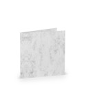 TARJETA DOBLE 157X157 COLORETTI 5 UNIDADES MARMOL GRIS