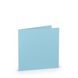 TARJETA DOBLE 157X157 COLORETTI 5 UNIDADES AZUL CIELO 2