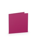 TARJETA DOBLE 157X157 COLORETTI 5 UNIDADES MAGENTA