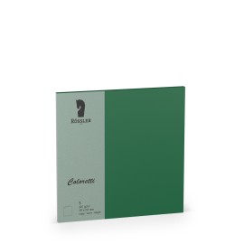 TARJETA DOBLE 157X157 COLORETTI 5 UNIDADES VERDE OSCURO