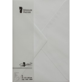 SOBRE C5 PAPERADO 5 UNIDADES BLANCO