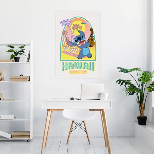 POSTER STITCH HAWAII CLUB SURF