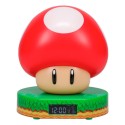RELOJ DESPERTADOR NINTENDO SUPER MARIO SUPER MUSHROOM