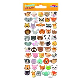 PEGATINAS TWEENY FOAMY CARAS ANIMALES 2