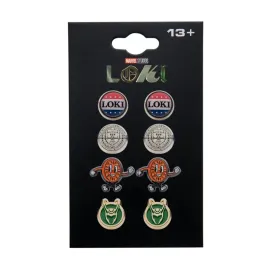 SET PENDIENTES MARVEL LOKI & TVA 2
