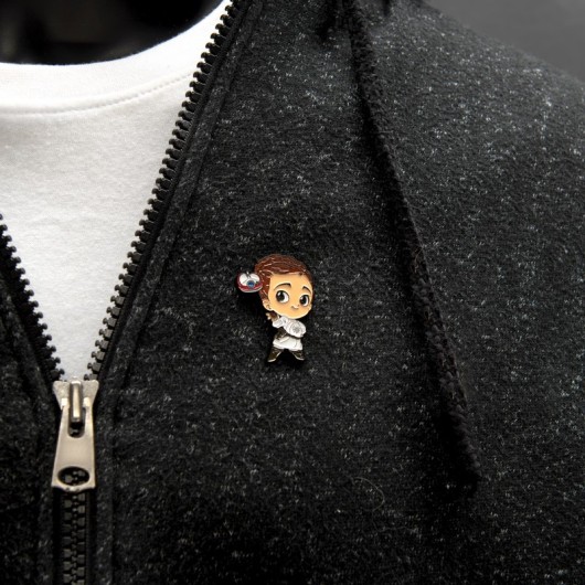 PIN STAR WARS OBI-WAN KENOBI PRINCESA LEIA Y LOLA CHIBI
